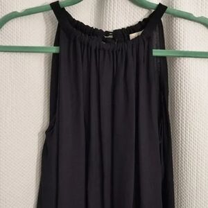 Black ultra long dress